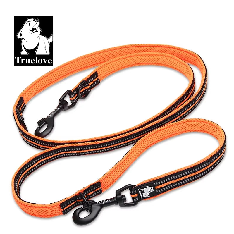 Pet Dog Leash Multi-Function Reflective Hand Free Traction Rope Suitable for Use with Collars and Chest Straps TLL2411