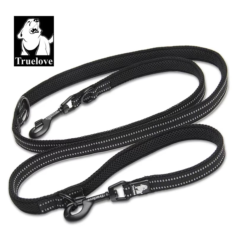 Pet Dog Leash Multi-Function Reflective Hand Free Traction Rope Suitable for Use with Collars and Chest Straps TLL2411