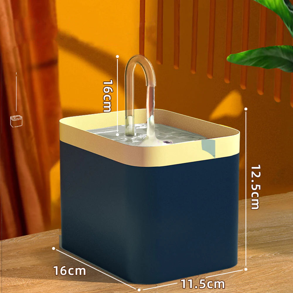Automatic Cat Water Fountain with USB Electric Filter - 1.5L Recirculating Water Dispenser for Cats